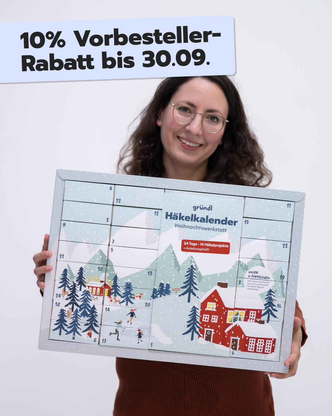 Häkel-Adventskalender Weihnachtswerkstatt