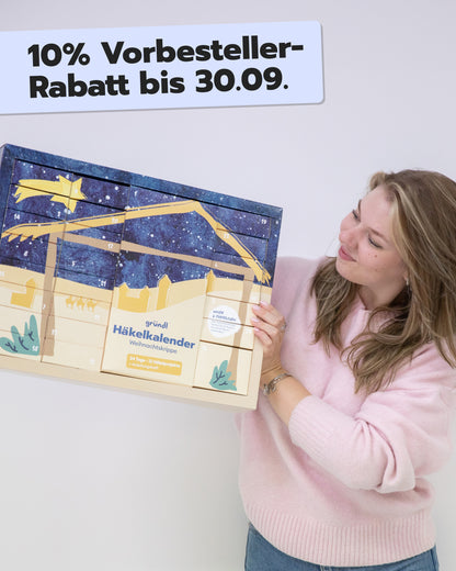 Häkel-Adventskalender Krippe