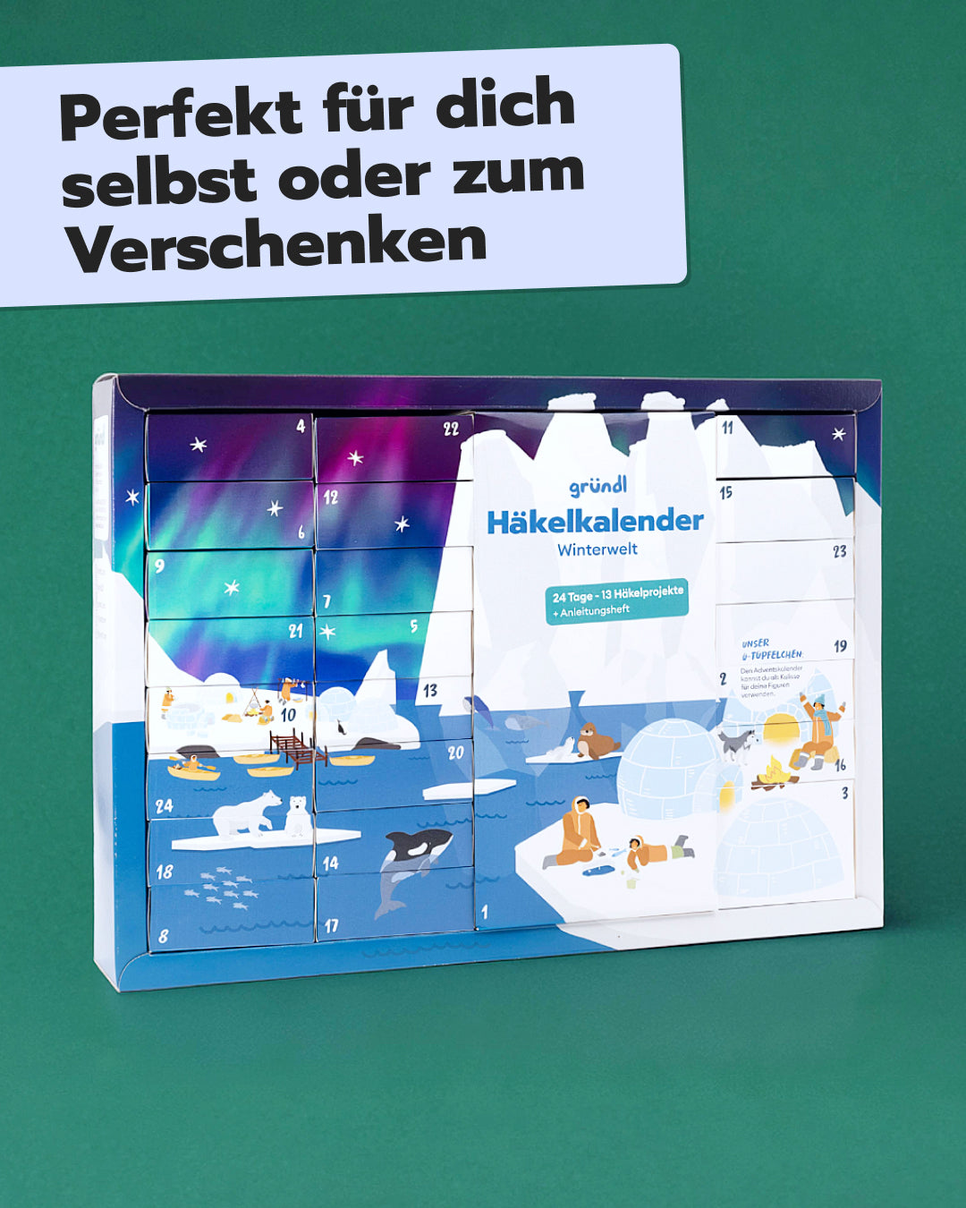 Häkel-Adventskalender Winterwelt