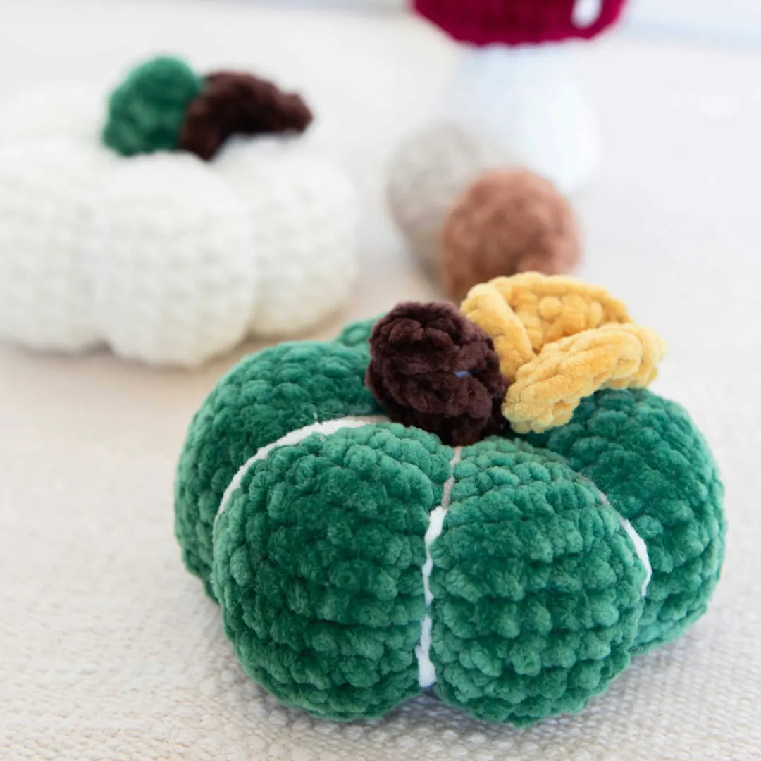 Kit de crochet Décoration d'automne citrouille