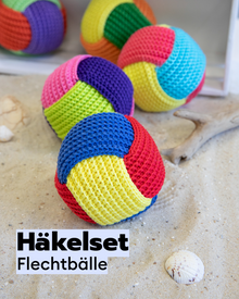 Häkelset Bunte Flechtbälle