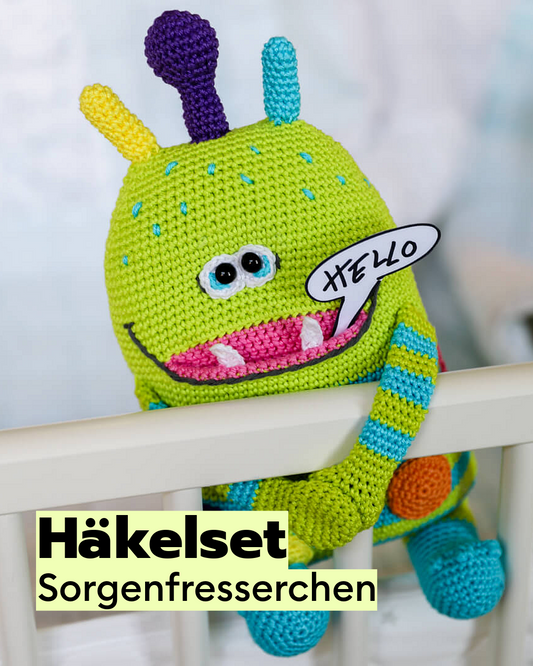 Häkelset Amigurumi Sorgenfresser