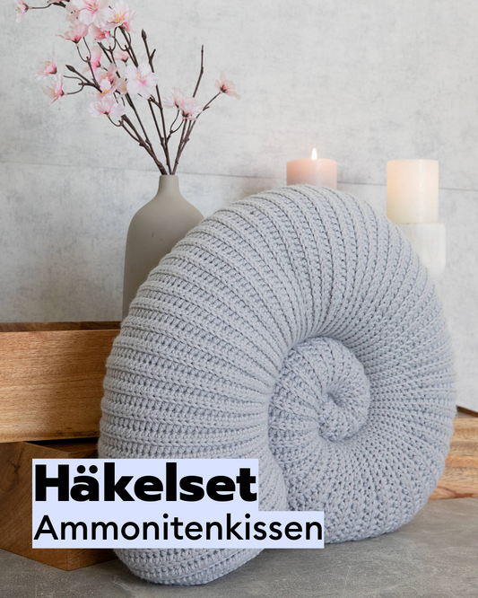 Häkelset Kissen Ammonit