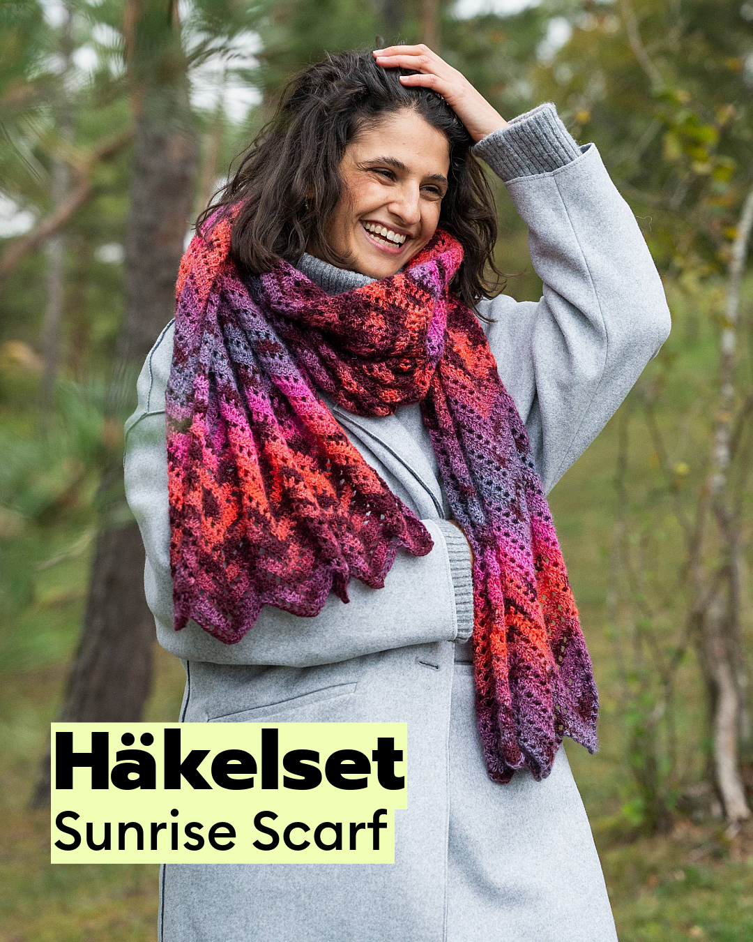 Häkelset Sunrise Scarf