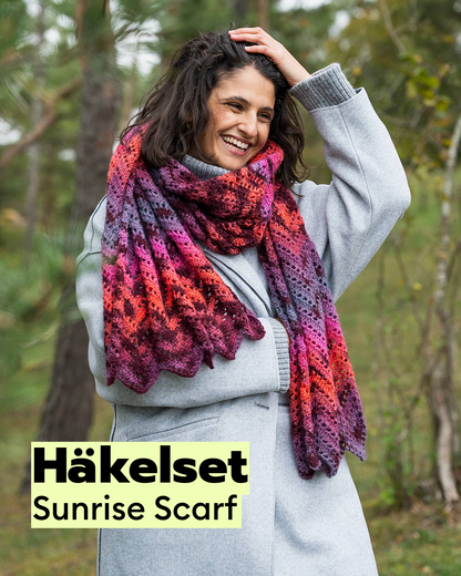 Häkelset Sunrise Scarf