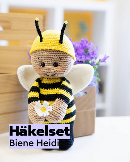 Häkelset Biene Heidi
