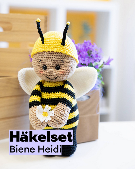 Häkelset Biene Heidi