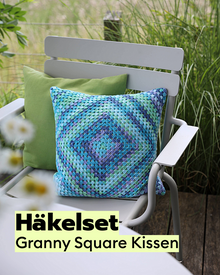 Häkelset Granny Square Kissen