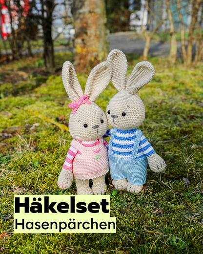 Kit de crochet couple de lapins Nina & Nick
