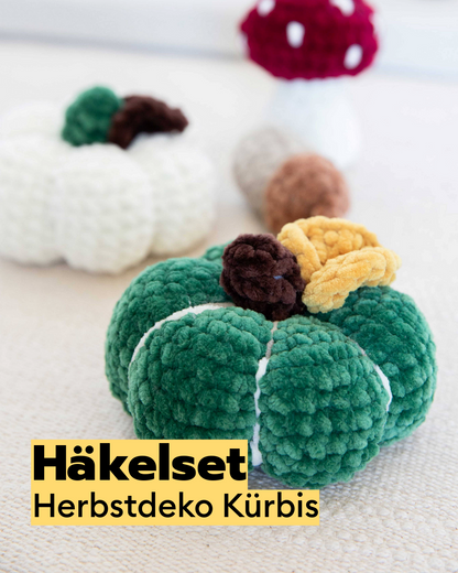 Kit de crochet Décoration d'automne citrouille