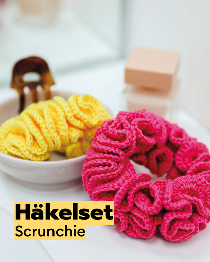 Crochet set scrunchies
