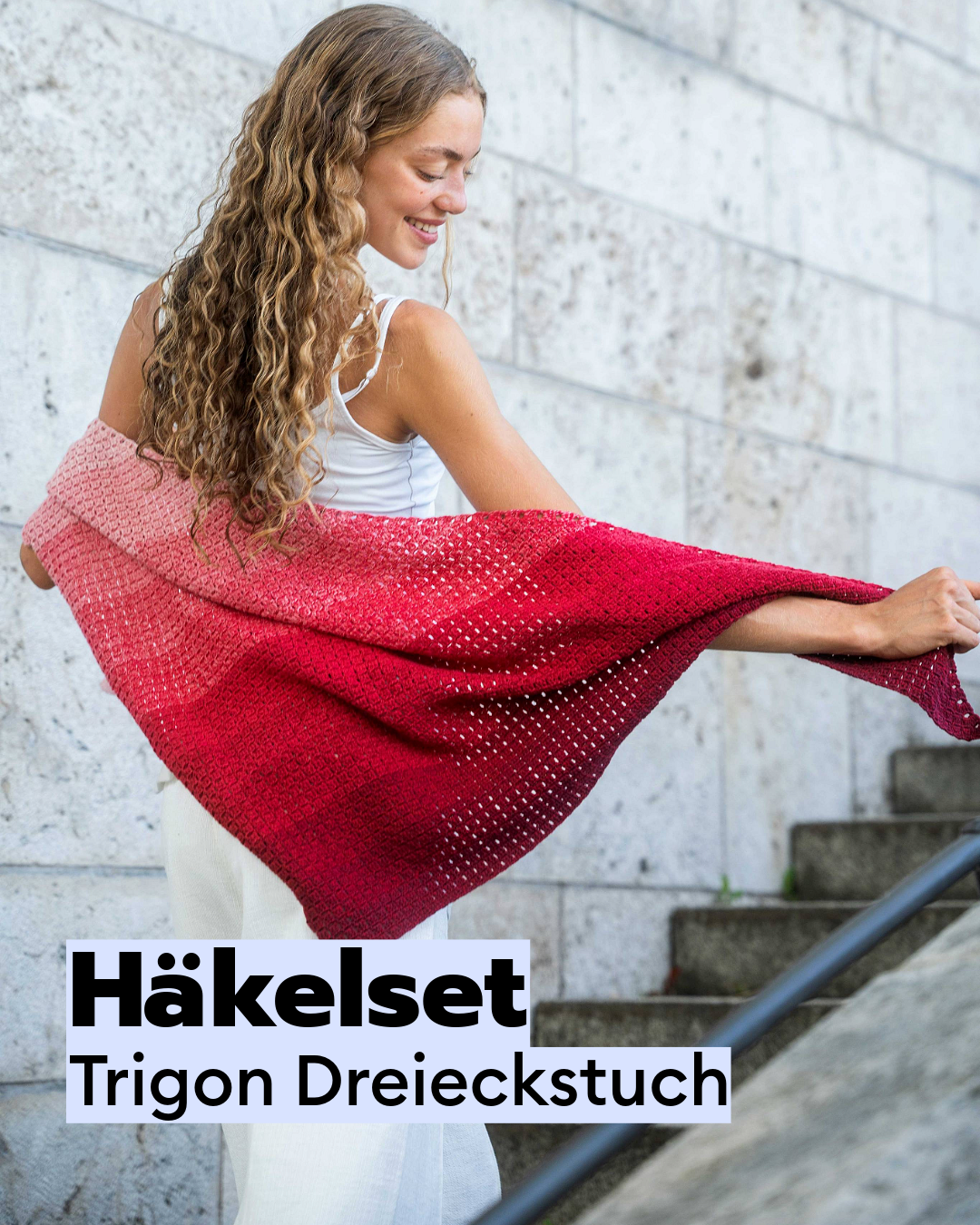 Kit de crochet Trigon Écharpe au crochet