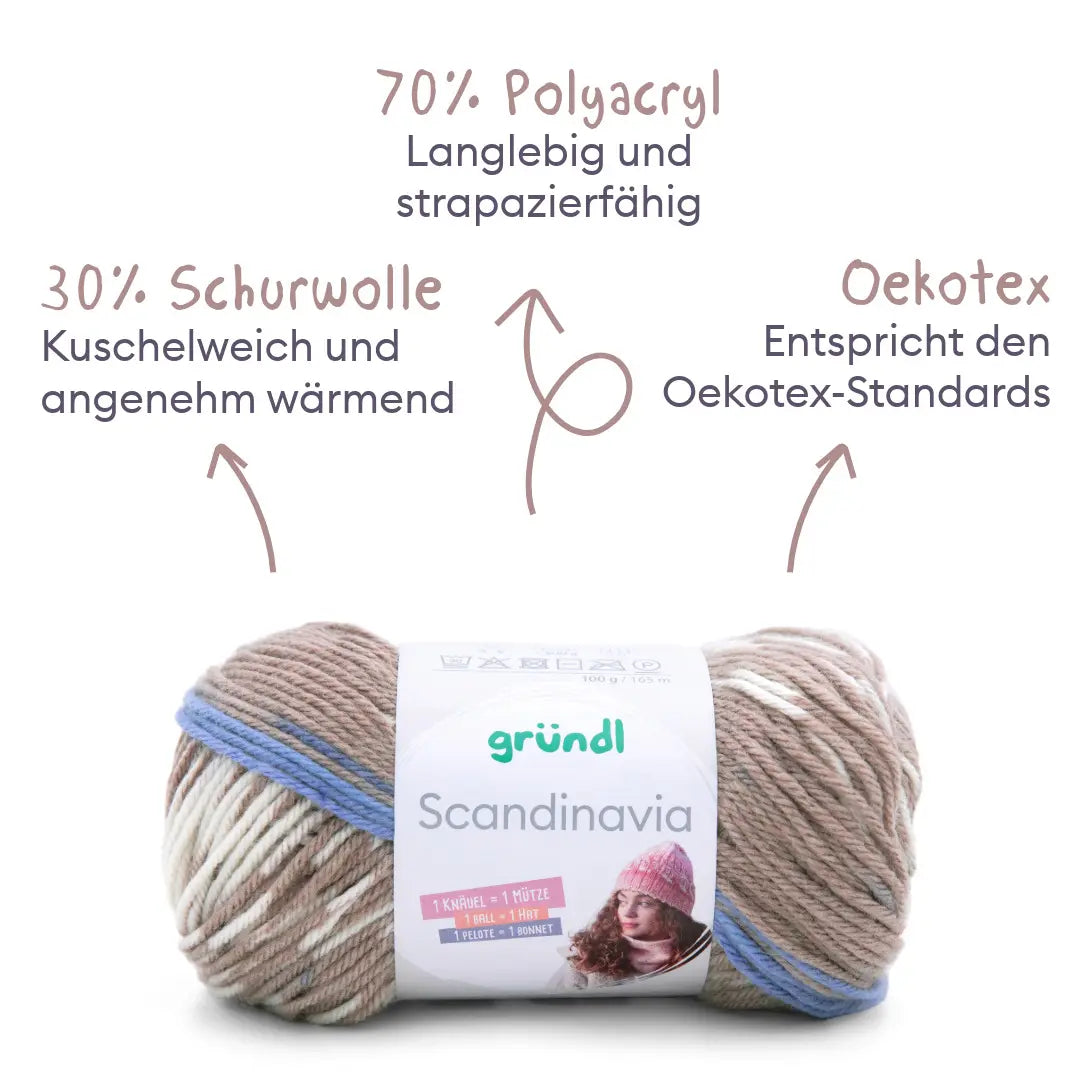 Kit tricot pull raglan Hygge Top-Down