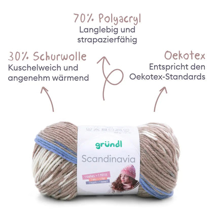 Kit tricot pull raglan Hygge Top-Down