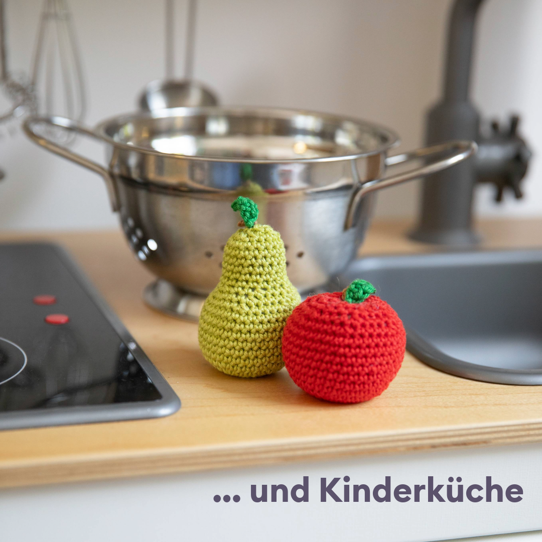 Häkelset Kinderküche und Kaufmannsladen