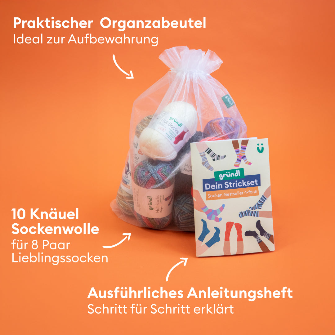 Strickset Sockenbestseller 4-fach
