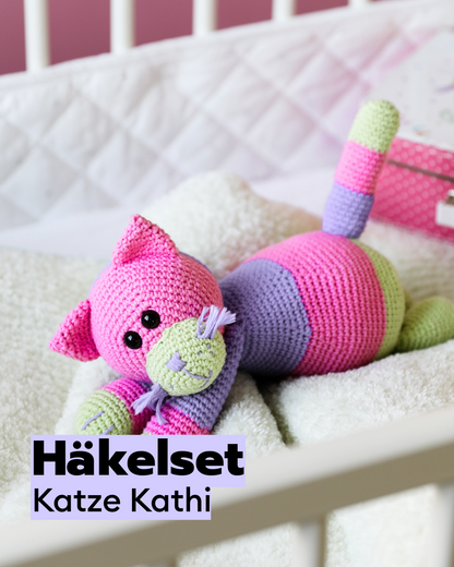 Häkelset Katze Kathi