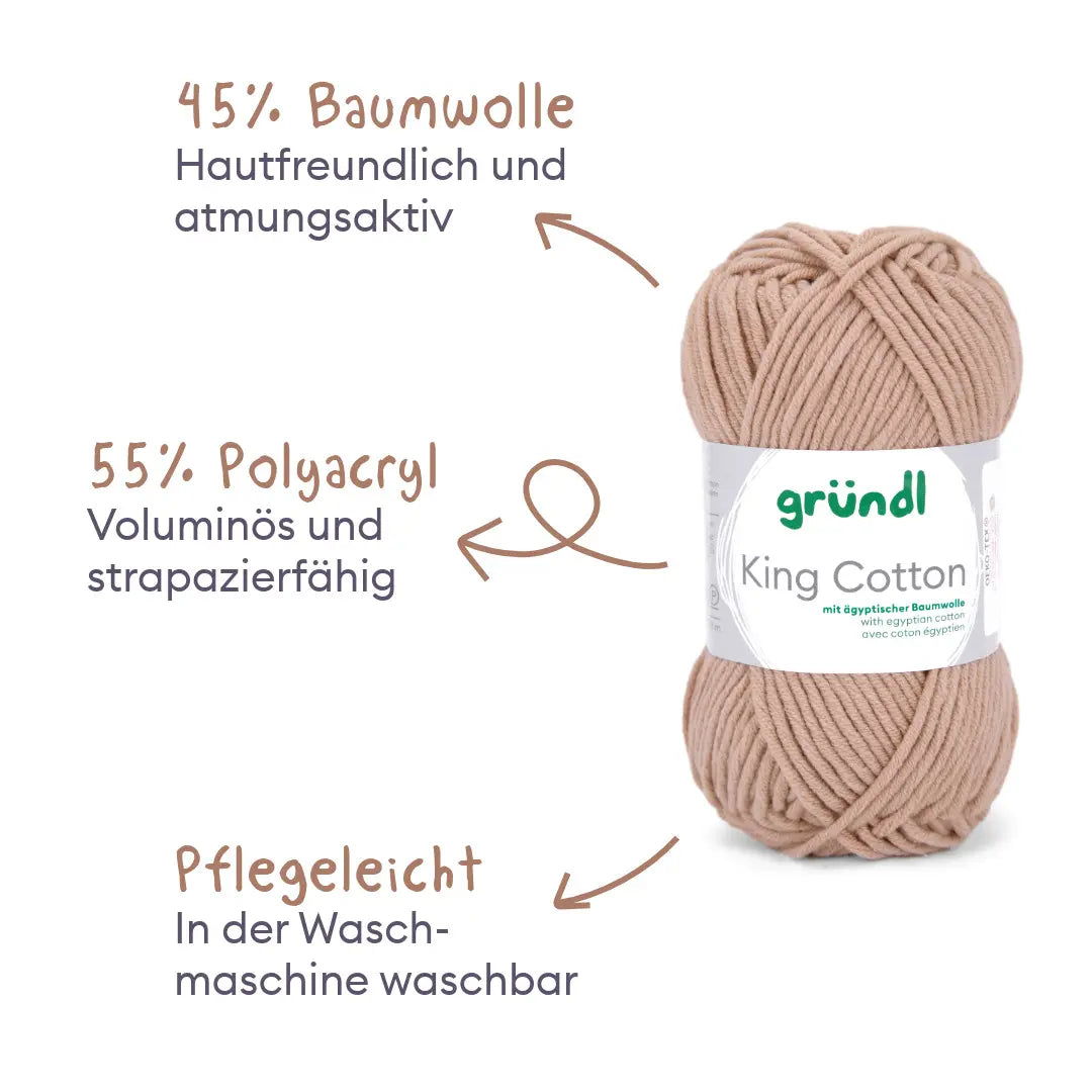 Häkelset Sommerhut aus King Cotton