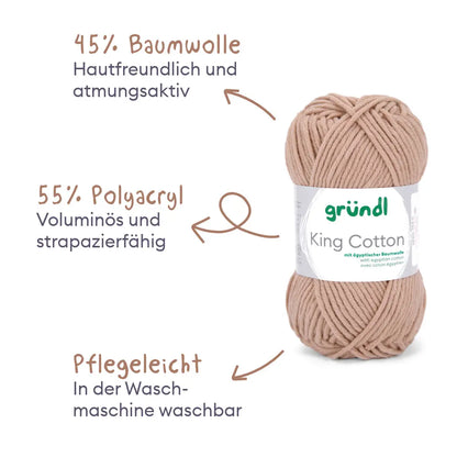 Häkelset Sommerhut aus King Cotton
