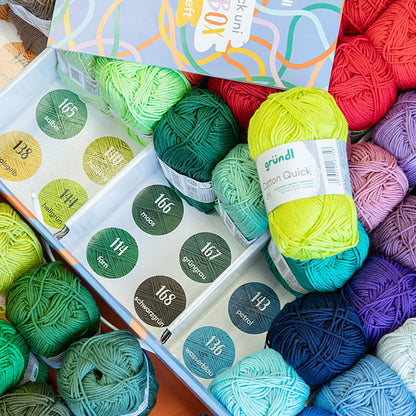 Cotton Quick uni Colourbox - 70 Farben