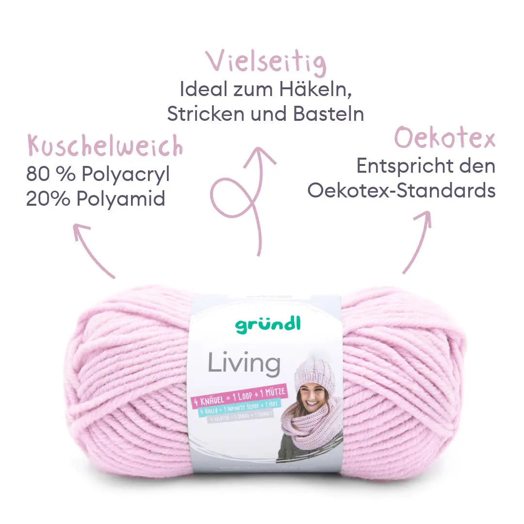 Strickset für 3 Kissenhüllen