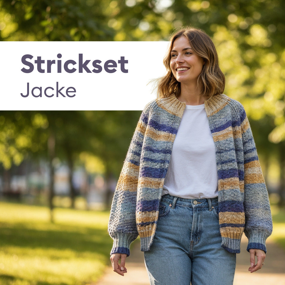 Kit tricot Luminosa Cardigan dégradé Top-Down