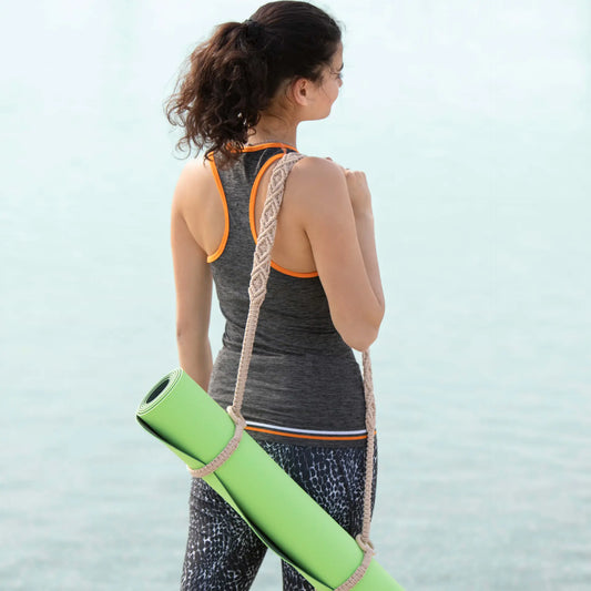 Macramé Set Tragegurt Yogamatte