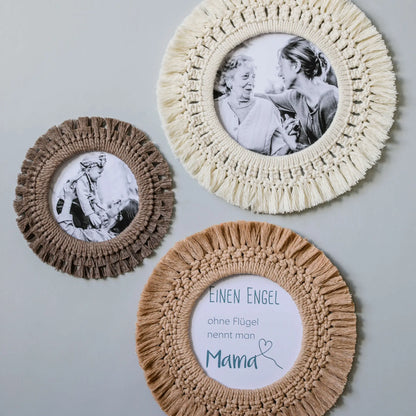 Macramé Set Bilderrahmen