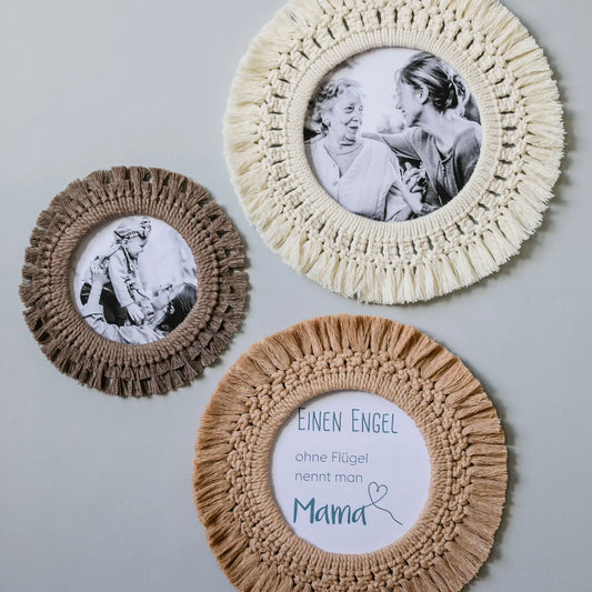 Macramé Set Bilderrahmen