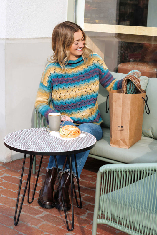 Pulli im Ajourmuster