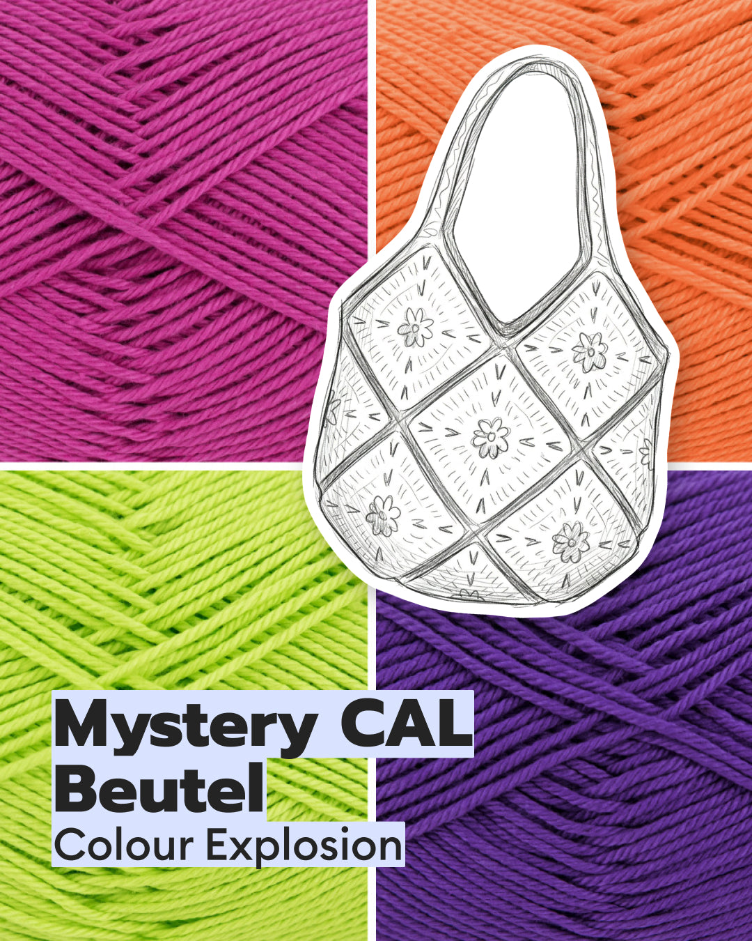 Häkelset Beutel Mystery Crochet Along