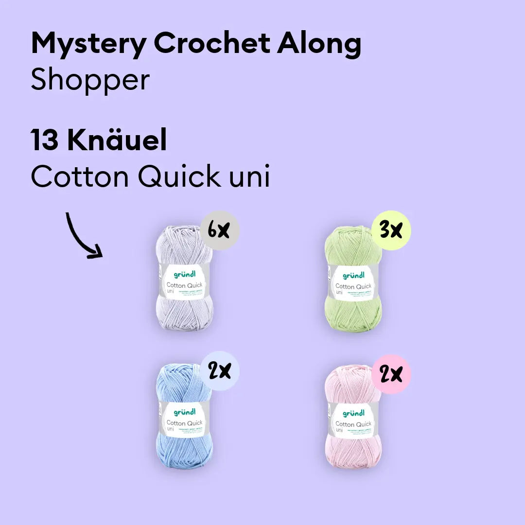 Kit de crochet pour cabas mystère Crochet Along