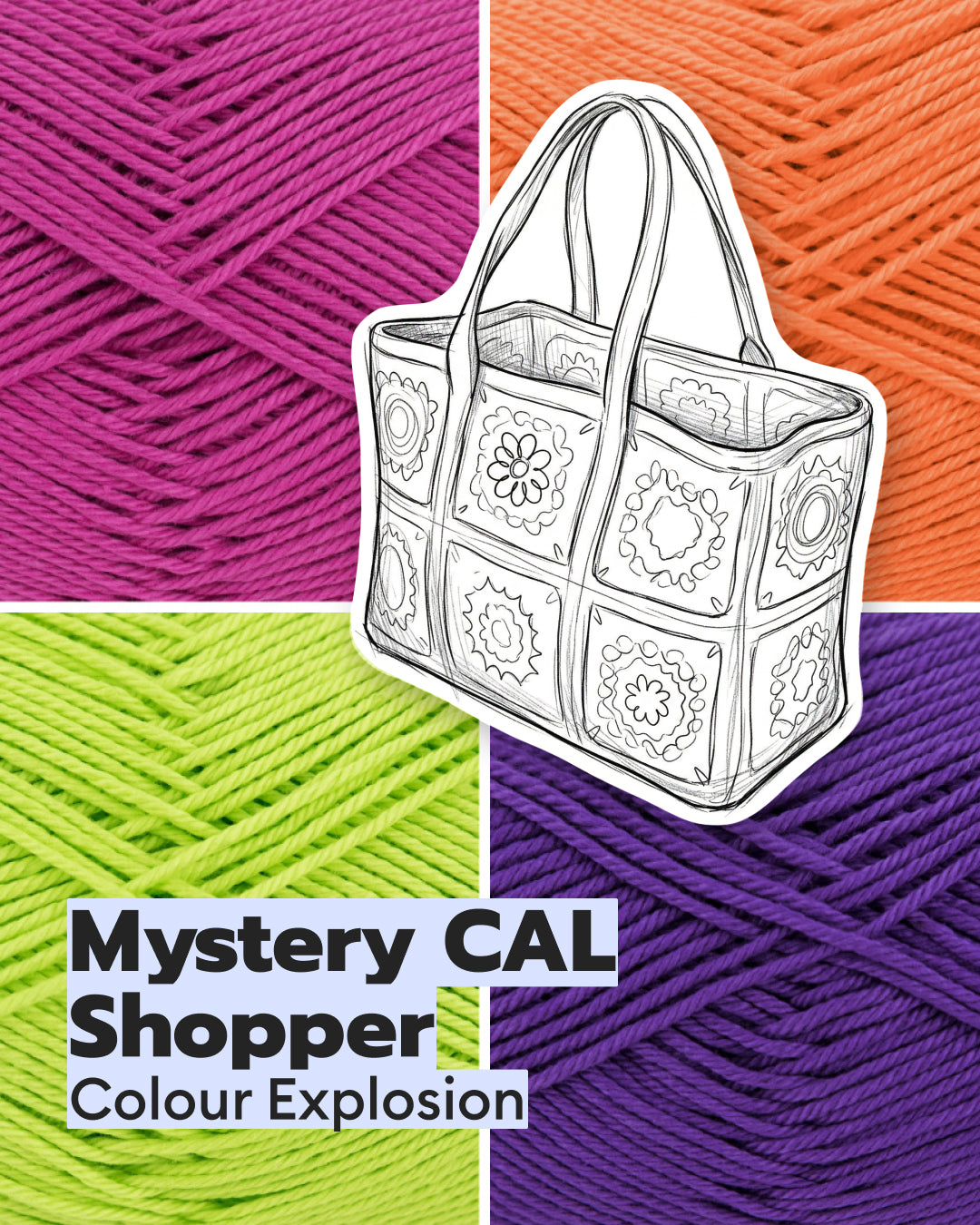 Häkelset Shopper Mystery Crochet Along