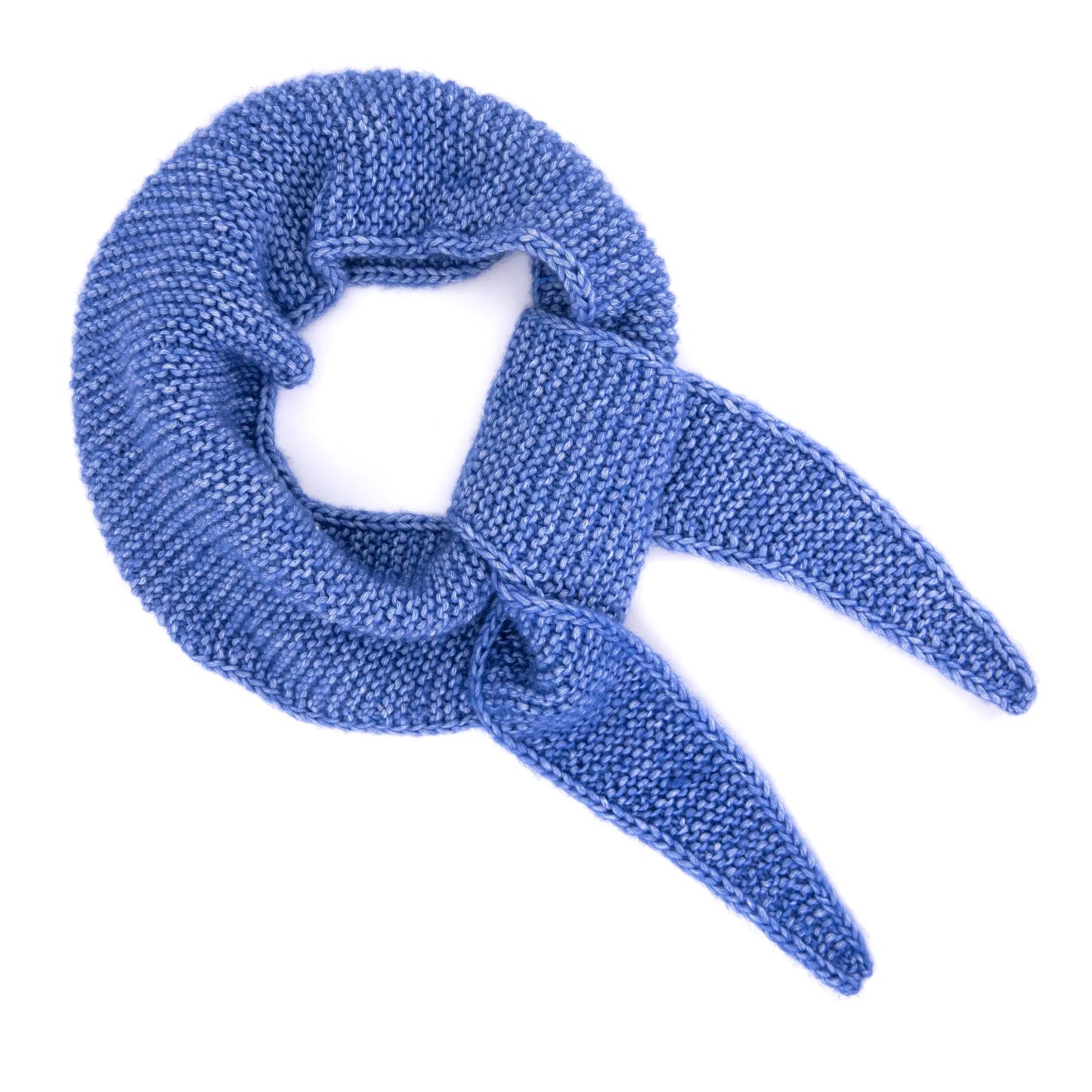 Knitting kit Luna Scarf made from Gründl Piuma uni