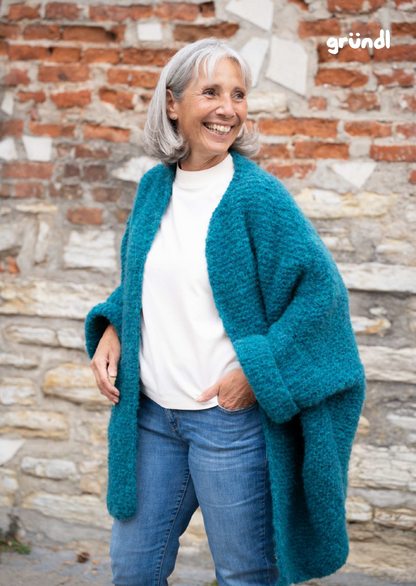 Anleitung Strickset Dolce Alpaca / Degrade Cardigan