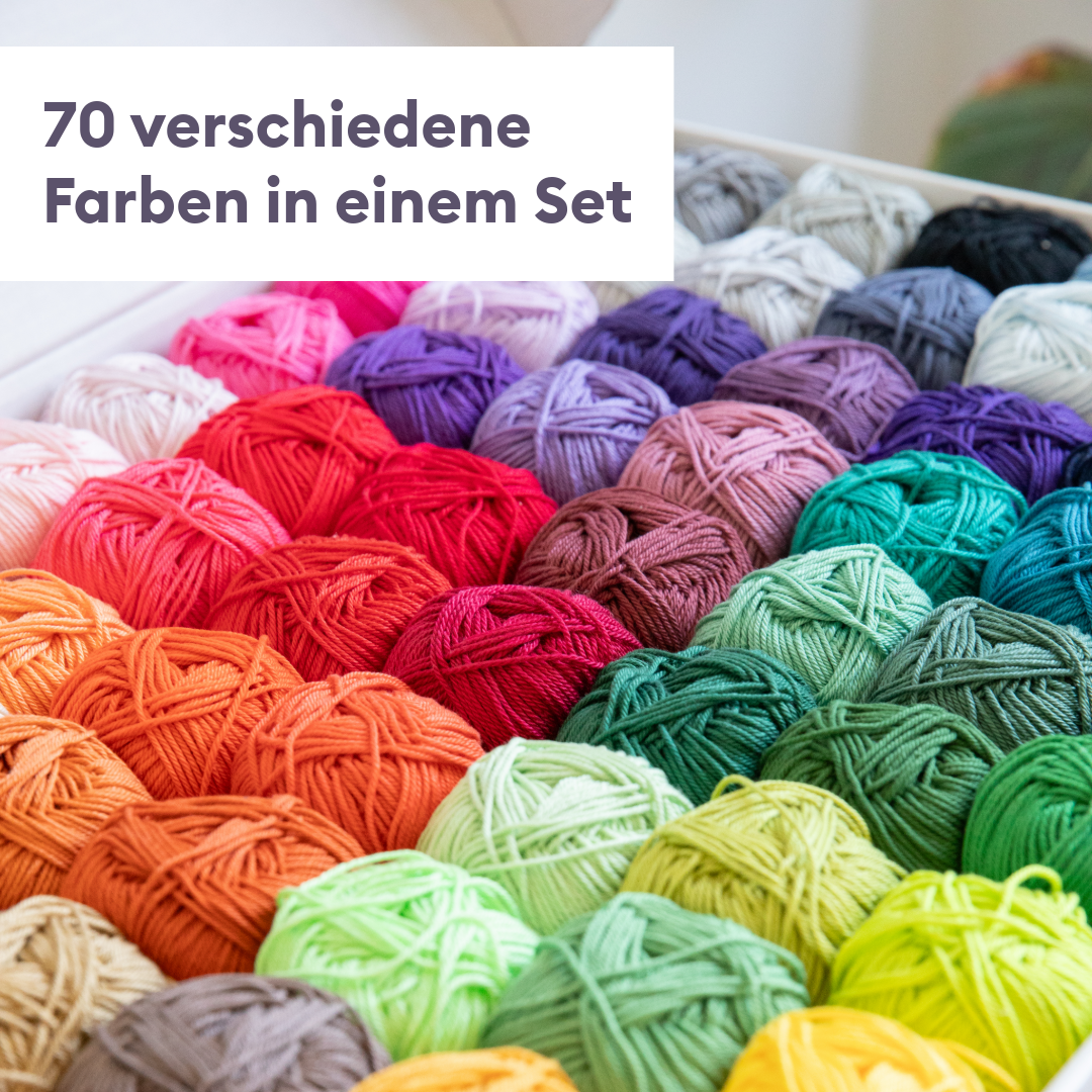 Cotton Quick uni Colourbox - 70 Farben