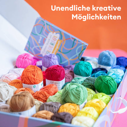 Cotton Quick uni Colourbox - 70 Farben