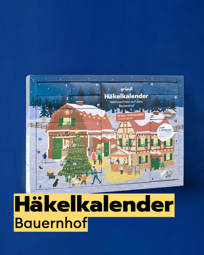 Häkel-Adventskalender Bauernhof