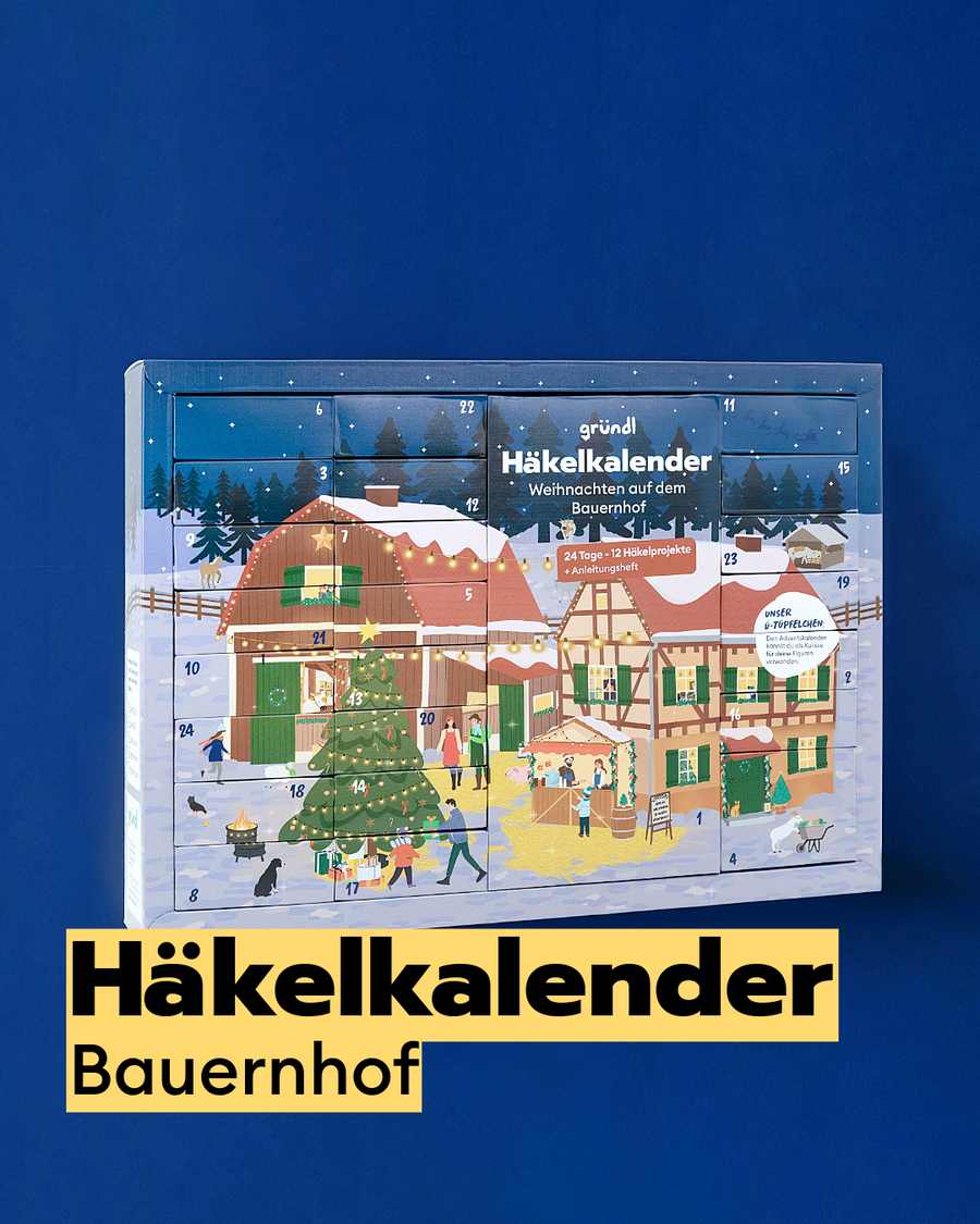 Häkel-Adventskalender Bauernhof