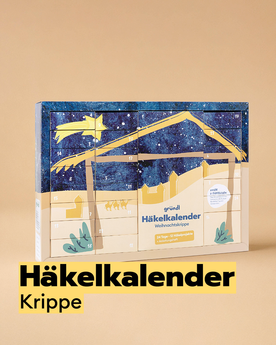 Häkel-Adventskalender Krippe
