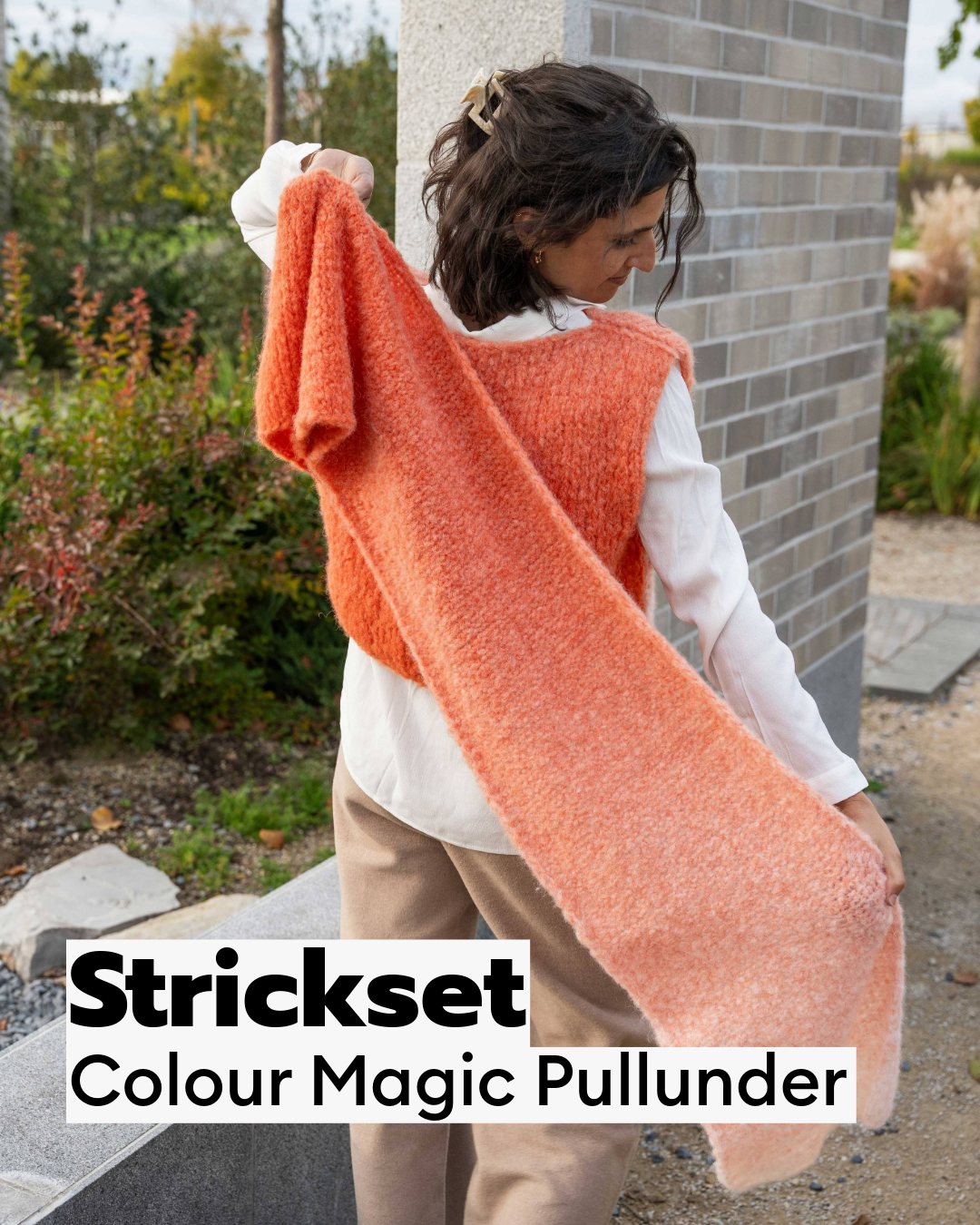 Kit de tricot gilet sans manches Colour-Magic