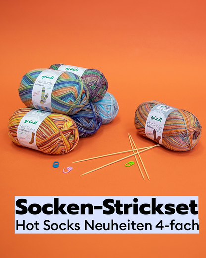 Kit de tricot Hot Socks Nouveautés - 4 fils