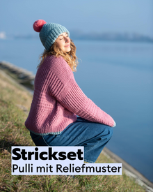 Strickset Sylt-Pullover mit Reliefmuster