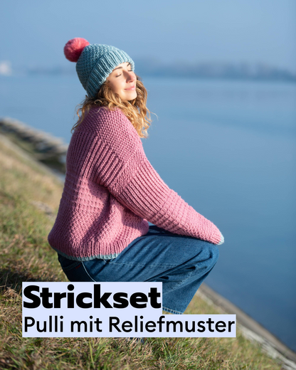 Strickset Sylt-Pullover mit Reliefmuster