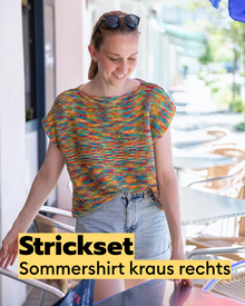 Strickset Sommershirt kraus rechts