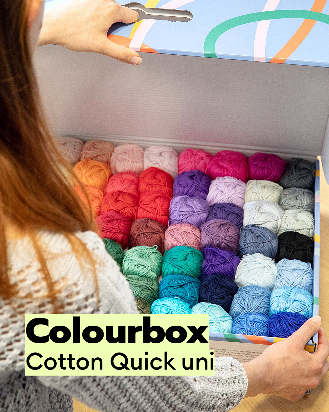 Cotton Quick uni Kollektionskoffer 70 Farben
