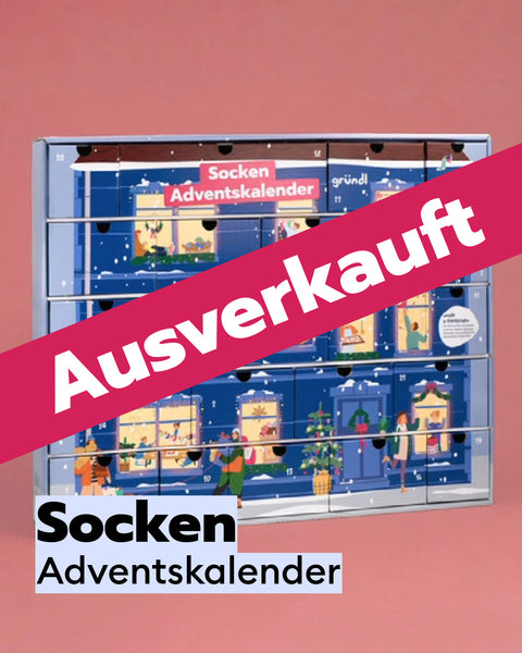 ᐅ Strick-Adventskalender Socken 2026 – Sockenwolle von Gründl