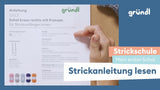4. Strickanleitung lesen
