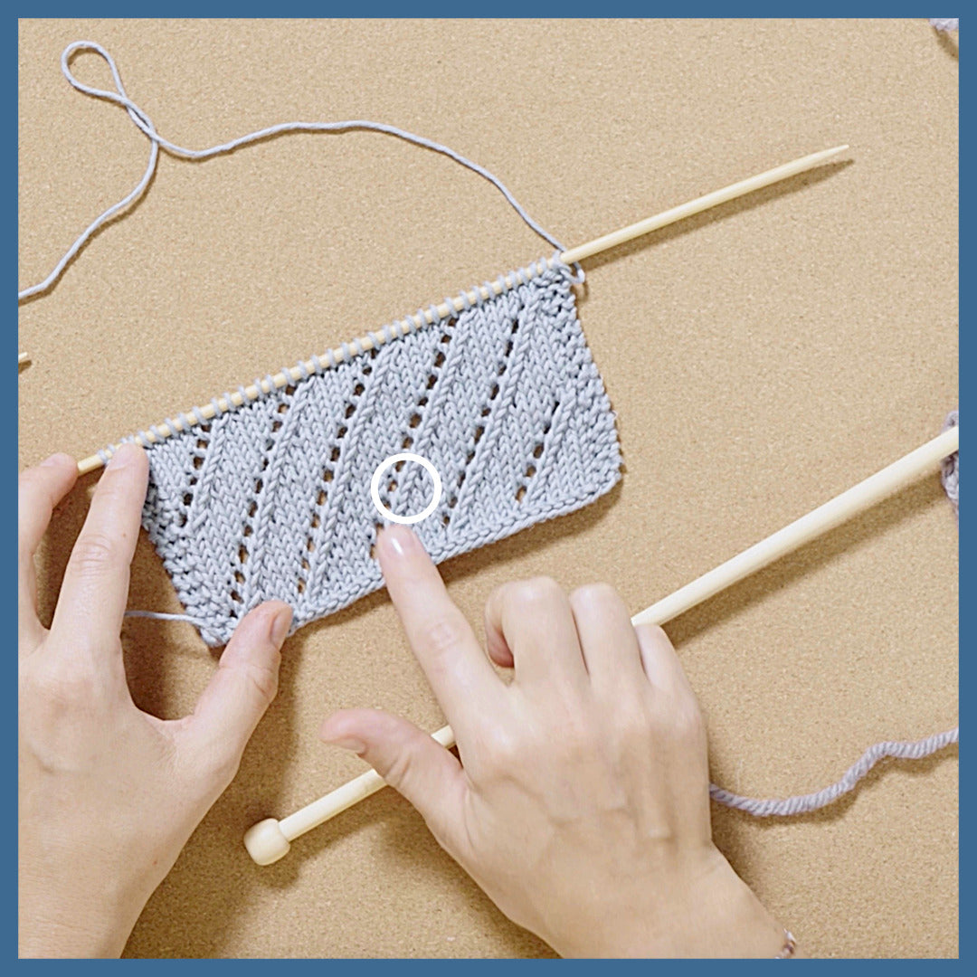 Strickschule 28 Maschen rechts zusammenstricken-4-02-49