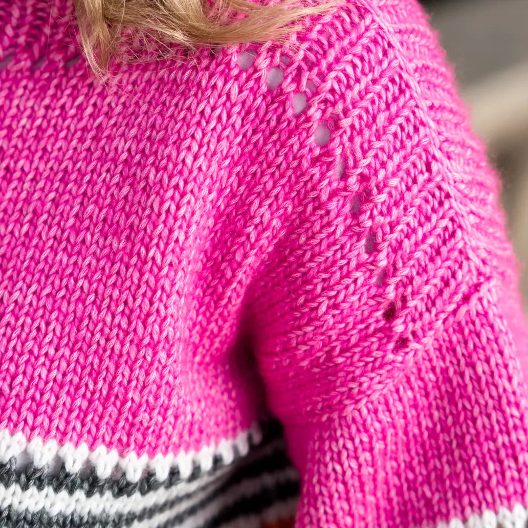 Knitting kit Color-Flash Sweater